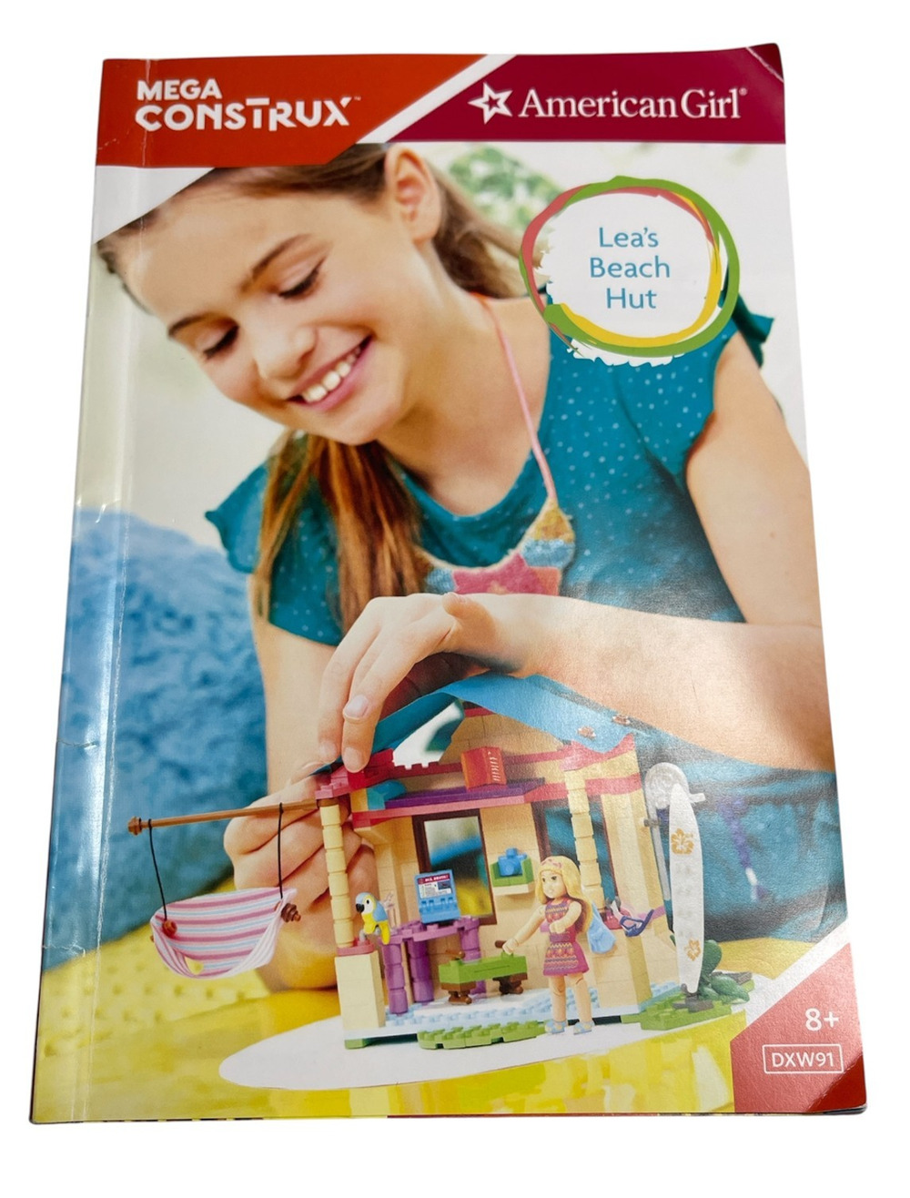 Mega Construx American Girl Instruction Book Manual Only Lea's Beach Hut DXW91